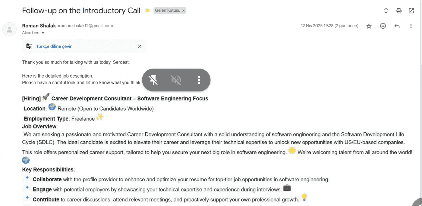 Attacked Sends Fake Google Forms via Email