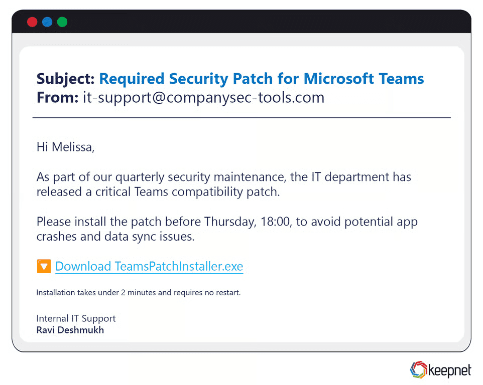 Fake Application-Based Phishing Examples