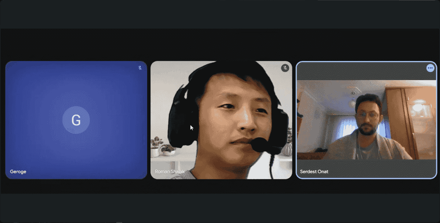Google Meeting with Attacker