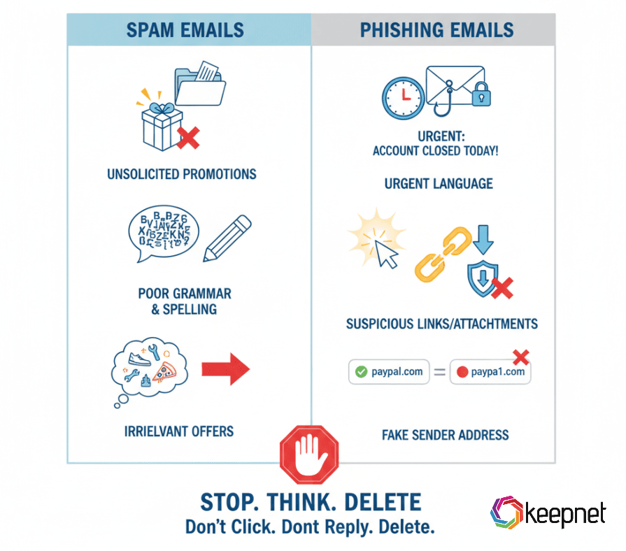 Picture 2: How to Recognize Spam and Phishing Emails