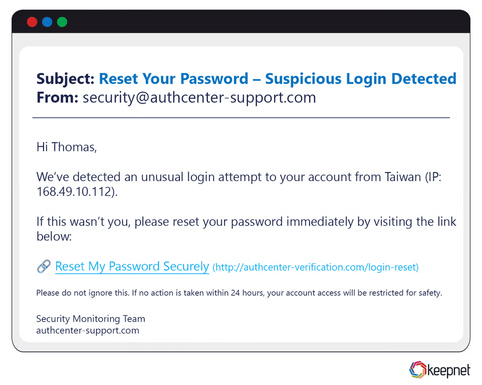 Link-Based Phishing Examples