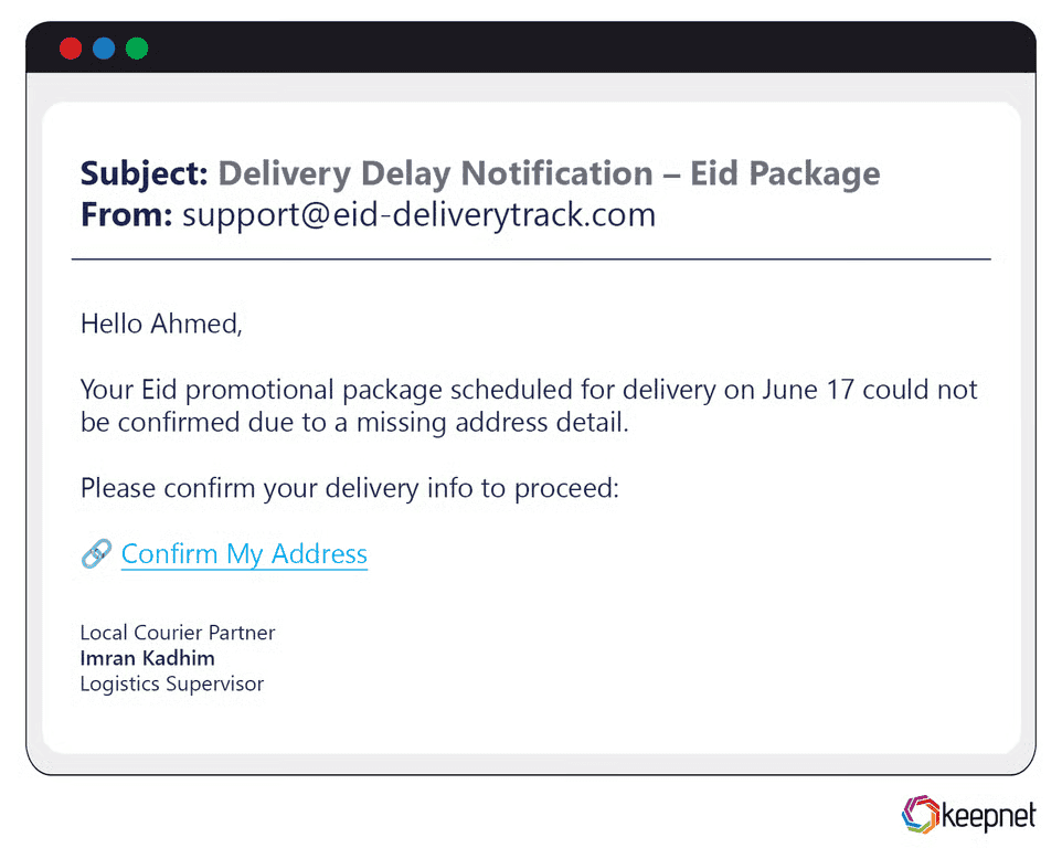 Prime Day Phishing Examples