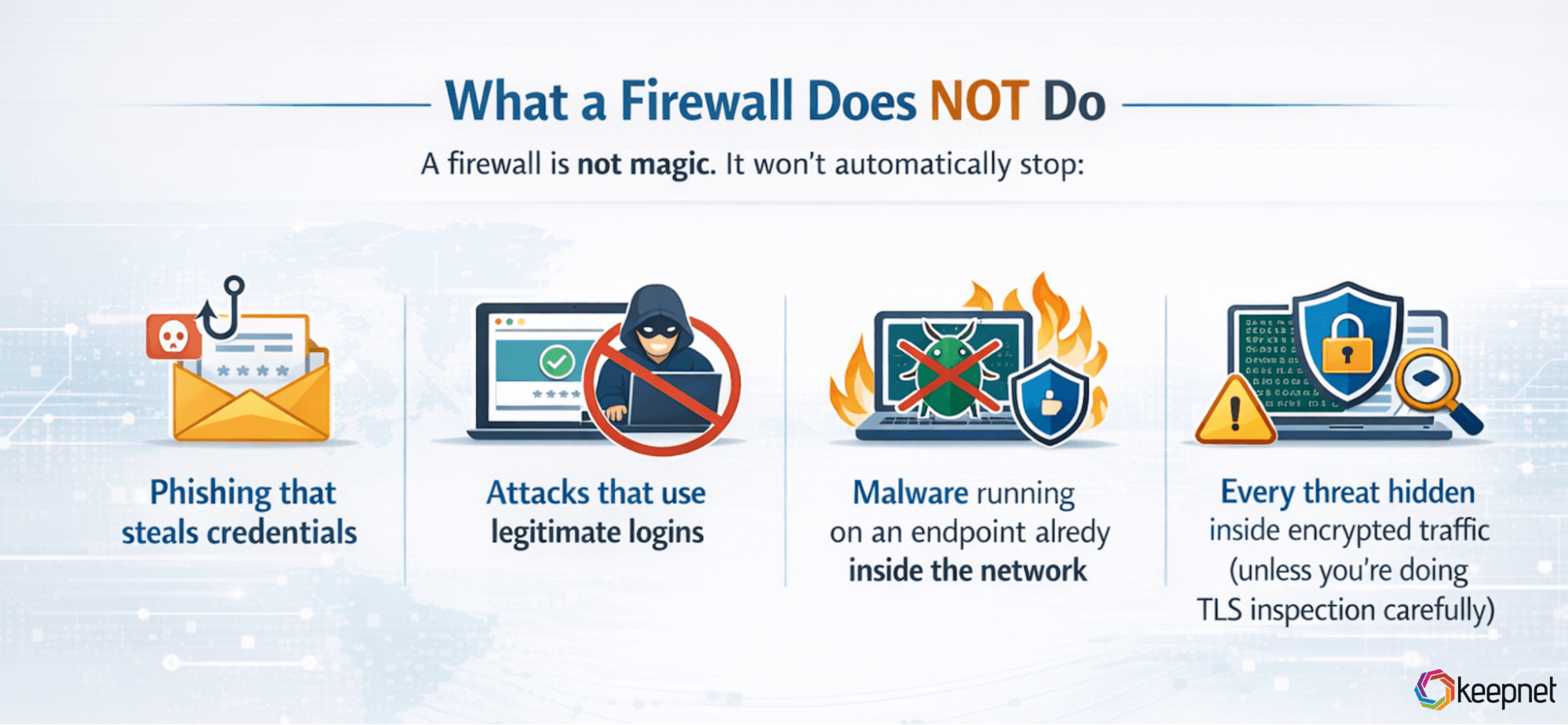 What a Firewall does not do