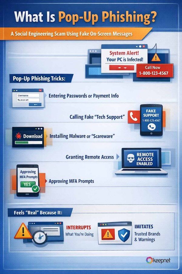 Picture 1: What is Pop up Phishing